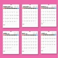 Clearance Sale!Wall Calendar 2025 Large Wall Calendar 2024 2025 18 Month Vertical Wall Calendar