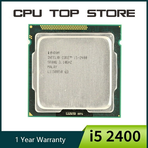 usedCore i5 2400 Quad-Core 3.1GHz LGA 1155 desktop cpu processor