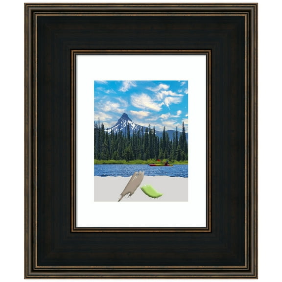 Mezzanine Espresso Wood Picture Frame, Photo Frame, Art Frame