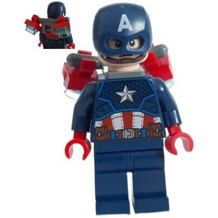 Lego Superheroes: Captain America Minifig with Jetpack and Tesseract