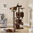 thumbnail image 3 of WILLYO 54in Cat Tree Tower Condo Cat Furniture w/Scratching Post for Kittens Pet House Play, 3 of 9