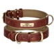 thumbnail image 5 of Customized Leather ID Nameplate Dog Collar Soft Padded Dogs Collars Engraved Dog Name Collar For Small Medium Large Dogs, 5 of 5