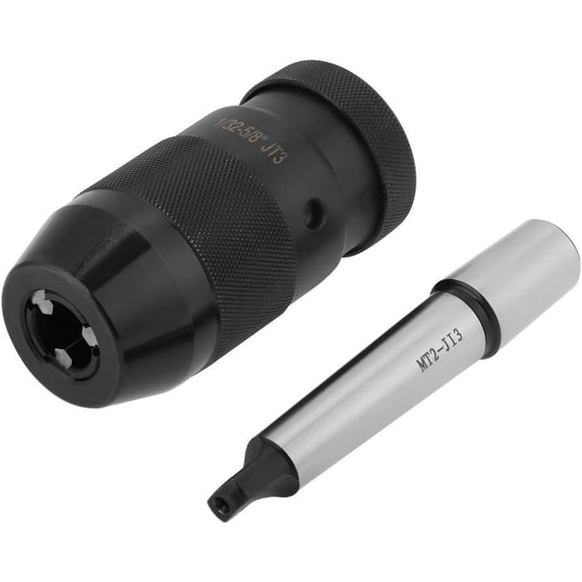 Mandril cónico MT2-JT3 con capacidad de acero de 1 a 16 mm para tornos, portabrocas sin llave con autoajuste
