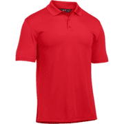 UNDER ARMOUR UA TAC Performance Polo - Red - X-Large