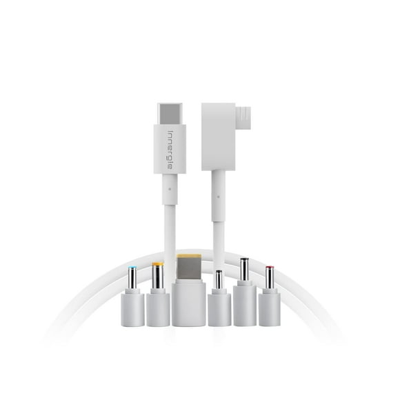 Innergie C-T USB-C 1.5m Power Adapter Cord with Universal Laptop Connector Tips to Fit Most Laptop,Multi PC Connectors for Compatible with Acer/ASUS/Dell/HP/Lenovo& More (Delta Electronics)