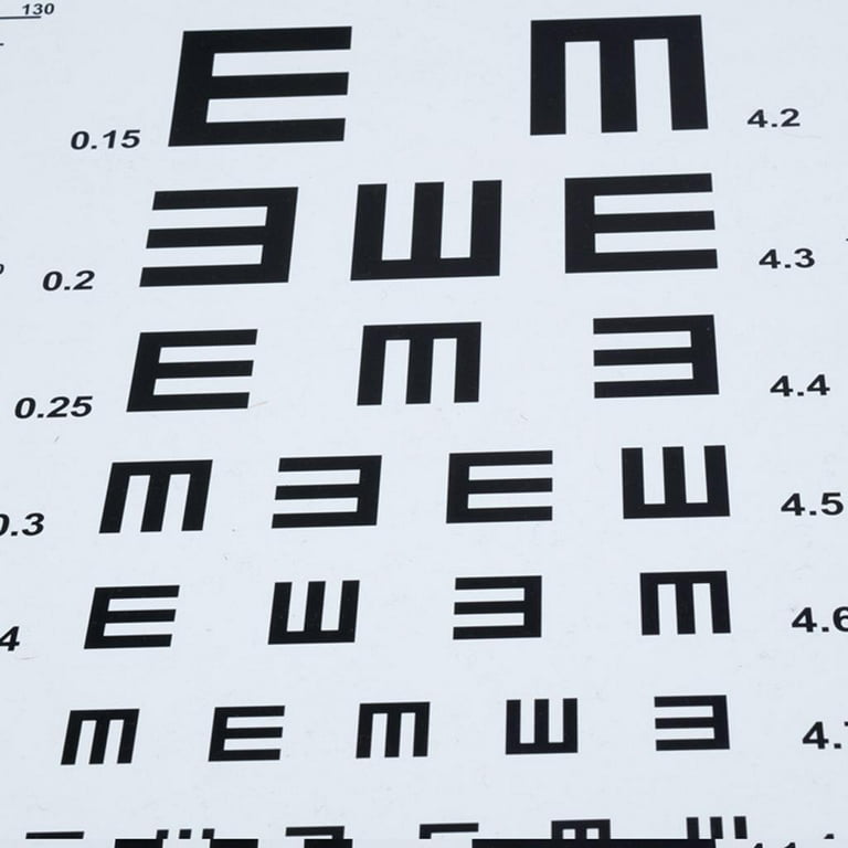 standardized-eye-chart-visual-testing-chart-home-for-kids-waterproof-walmart-com for Free Printable Pediatric Eye Chart Standardized Eye Chart Visual Testing Chart Home for Kids Waterproof - Walmart.com for Free Printable Pediatric Eye Chart