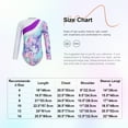 thumbnail image 7 of iEFiEL Kids Girls Long Sleeve Gymnastics Dance Yoga Leotard Biketard Unitard,Sizes 4-14, 7 of 7