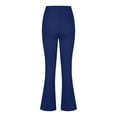 thumbnail image 6 of Odbmxy Women Leggings Knit Flare-Leg Womens Plus Yoga Long Dressy Solid with Pockets Blue Jegging Slim Pants,4XL, 6 of 6