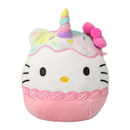 Squishmallows 6.5" Hello Kitty Rainbow Unicorn