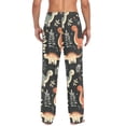 thumbnail image 4 of FORMRS Mens Pajama Pants with Pockets Sleepwear Lounge Bottoms Sizes S-2XL, Gray Dinosaur, 4 of 7