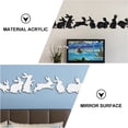 thumbnail image 4 of Miangastore 2 Sets Easter Bedroom Decals Creative Rabbit Stickers Wall Clings Decoration, 4 of 9