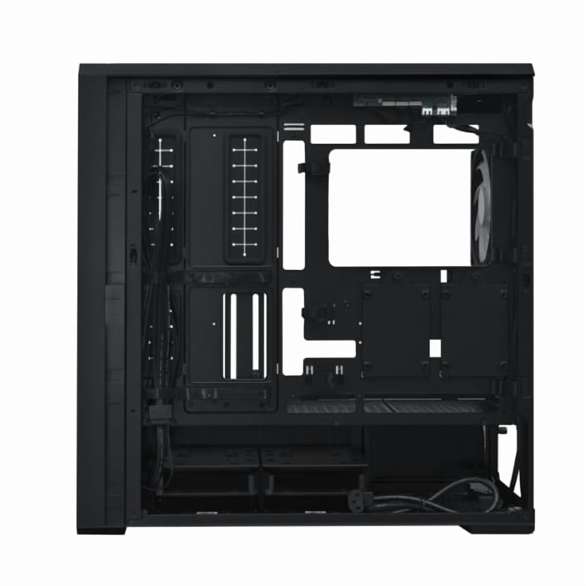 Lian Li LANCOOL 217 INF Black Infinity Mirror Computer Case, Mid-Tower ATX PC Case w/ 3 Pre-Installed Fans, 2x170mm ARGB Fans, 1x140mm, Front Mirror Glass Panel, Optimized Airflow - Black