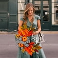 thumbnail image 3 of Corona Calabaza Con Hoja Arce Girasol Y (B), 3 of 9