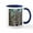 White/Navy Inside, variant on CafePress - Baby Raccoon Trio Mug - 11 oz Ceramic Mug - Novelty Coffee Tea Cup