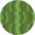 thumbnail image 1 of Ahgly Tapis d'Intérieur Lavable en Machine Rond Vert Algue, 6 Pieds Rond, 1 of 7