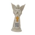 thumbnail image 3 of Ángel solar con luz, cruz vintage, decoración conmemorativa, coleccionable, decoración para el hogar, estatua solar para exteriores, de césped., 3 of 8