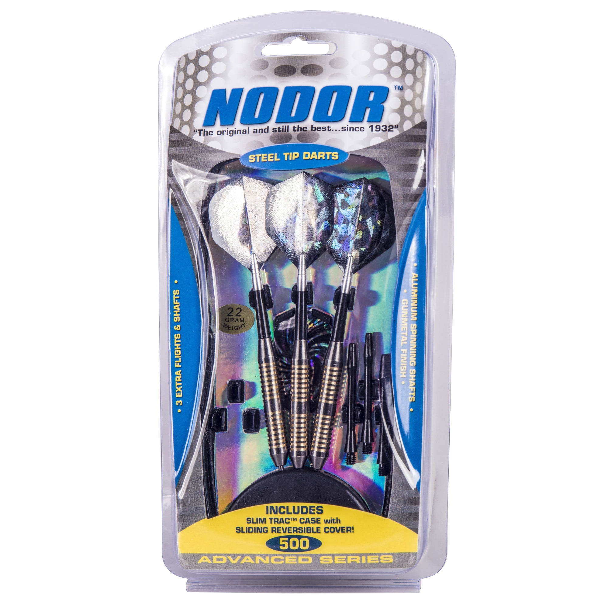 One or Two Sets 24 Gram Nodor Brass Darts with Stems & Flights 