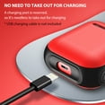 thumbnail image 4 of For&nbsp;AirPods&nbsp;Charging&nbsp;Case&nbsp;Full&nbsp;Protective&nbsp;Shockproof&nbsp;Premium&nbsp;Dual Layer Design Ultra Hybrid&nbsp;Cover with Lanyard - Red, 4 of 10