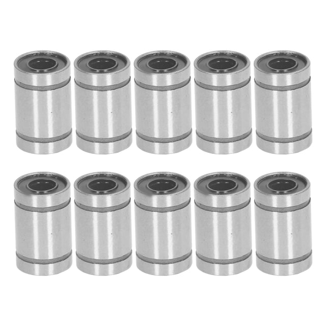 Linear Motion Bearing, 12mm OD 6mm ID 19mm Length Linear Bearings LM6UU For 3D Printer