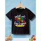 thumbnail image 1 of Girls' "Watch Out Kindergarten Here I Come!" Graphic T-Shirt - Soft Playful Letter Print with Pencil Design, Round Neck Machine-Washable Knit Top for Preschool & Kindergarten Milestone, 1 of 7
