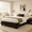 Black, variant on Full Size Bed Frame Boucle Upholstered Platform Bed, with Heavy Duty Wood Slat, No Box Spring Needed, Easy Assembly, Beige