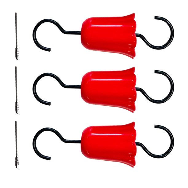 Gancho Colgante de Alimentador Sunnimix Foso de Colibrí Rojo 15 cm x 2 cm