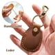 thumbnail image 5 of Paquete de 4 llaveros AirTag para Apple - Llavero AirTag de cuero - Colgante AirTag - Estuche AirTag - 100 % cuero de búfalo - Costuras reforzadas y cierre a presión anclado - Moonster, 5 of 8