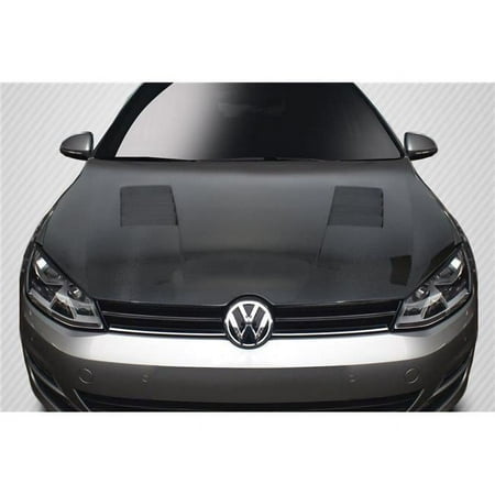 Carbon Creations 114047 DriTech Vogen Hood for 2010-2014 Volkswagen Golf GTI & Jetta Sportwagen