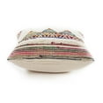 thumbnail image 5 of LR Home Nomad 18" x 18" Rainbow Chevron Striped Performance Blend Adult Decorative Throw Pillow, 5 of 8