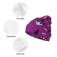 thumbnail image 3 of Pofeuu Halloween2 Print Beanie Hat for Men Women Knit Winter Hat Warm Cuffed Skull Beanie Slouchy Soft Unisex, 3 of 6