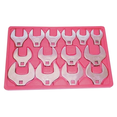 - 14 Piece 1/2 in. Drive Crowfoot Wrench Set