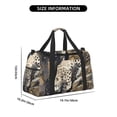 thumbnail image 2 of Defioc Graceful Snow Leopard Print Hand Travel Bag - Foldable Travel Duffel Bags for Men Women -Sport Gym Bag - Overnight Travel Duffel Bag - Adjustable Shoulder Strap, 2 of 6