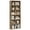 Camel Brown, variant on Cube Storage Organizer 3-Tier Bookshelf Bookcase with Adjustable Storage Shelves Rustic Brown