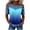Blue Top, variant on Womens Cold Shoulders Blouses Patchwork Tees Fashion Crew Neck Short Sleeve Shirts Vacation Tops Pink Top L