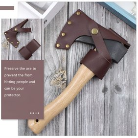 GASTROPOD 1 Set Leather Axe Hatchet Cover Axe Head Outdoor Protector Case