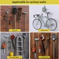 thumbnail image 4 of TNOBHG Heavy-duty Wall Hook Wall Hook with 2 Nails Heavy Duty Anti-slip Anti-rust Garage Organization Hanger for Warehouse Gardening Tools Bikes Garage Hook, 4 of 8