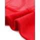 thumbnail image 5 of Chaqueta bomber ligera de mujer con cierre y mangas largas transparentes L rojo brillante, 5 of 5