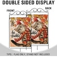 thumbnail image 3 of Thanksgiving Be Thankful Cat Large Decorative House Flag, Fall Maple Leaves Kitty Farmhouse Yard Garden Outside Decor, Autumn Kitten Holiday Burlap Outdoor Home Decoration Double Sided 28 x 40, 3 of 5