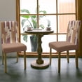 thumbnail image 3 of Dining Chair Covers Set of 4,Rustic Purple Ombre Wood Board Universal Stretch Kitchen Seat Covers Parsons Chair Protector Slipcover for Home Restaurant Party Decor,Vintage Shabby Style, 3 of 6