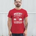 thumbnail image 4 of Bigfoot Dad T-shirt More Squatchy Funny Daddy Sasquatch Dad Joke Outdoor Camping Father's Day Gift Idea Men's Tee, 4 of 7