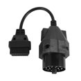 thumbnail image 1 of Obd Obd Ii Adapter For Bmw 20 Pin To Obd2 16 Pin Female Connector E36 E39 X5 Z3 For Bmw 20pin, 1 of 5