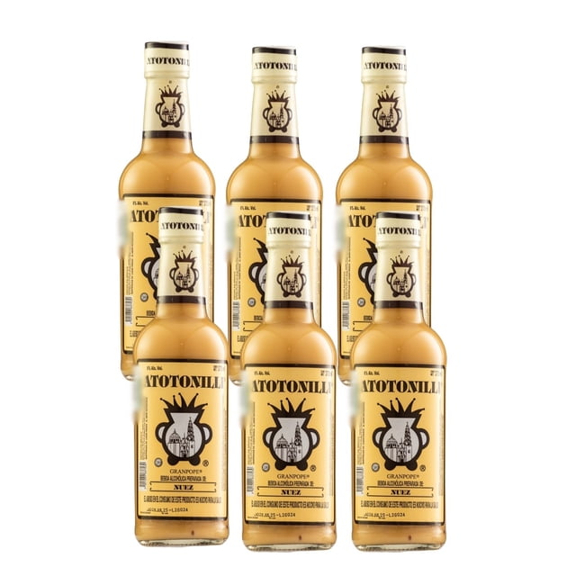 Six Pack Rompope Atotonilli Nuez 375 Ml Rompope