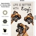 thumbnail image 4 of Boxer Dog Garden Flag 12x18 Inch Double Sided Outdoor Farmhouse Yard Decoration for Dog Lovers, 4 of 6