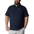 thumbnail image 1 of Camisa de campamento Columbia Slack Tide de manga corta para hombre, azul marino, 1 of 5