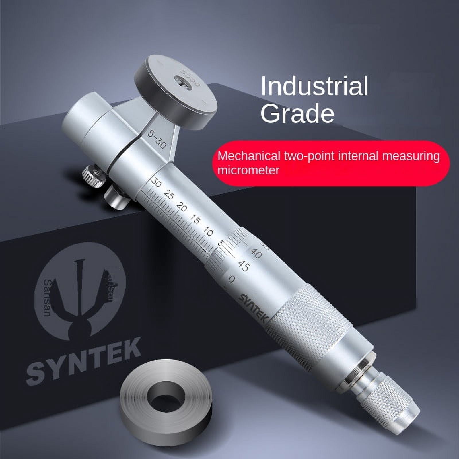 Diameters With Precision Using Our Mechanical Spiral Caliper Machinist - Accurate To 0.01mm ,Complete Kit