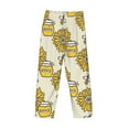 thumbnail image 5 of Kll Mens Pajama Pants For Men,Mens Lounge Pants,Funny Gifts For Men,Men'S Pajama Bottoms-Cartoon Honey Pot Bee Sunflower, 5 of 9