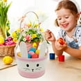 thumbnail image 6 of SDJMa Easter Baskets for Kids, Woven Bunny Baskets with Handle for Easter Egg Hunts Party Favors Supplies, 6 of 9