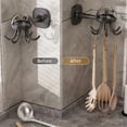thumbnail image 1 of Multifunctional Kitchen Hooks 360 ° Rotation Octopus Shaped Non-Marking Adhesive Hooks in Bathroom C, 1 of 8