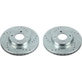 thumbnail image 2 of New Cross-drilled and Slotted Brake Disc Compatible With Nissan Versa SR 4 Cyl 1.6L Versa S 4 Cyl 1.6L Kicks SR 4 Cyl 1.6L Kicks SV 4 Cyl 1.6L 2018-2025 By P15JBR1765XPR, 2 of 2