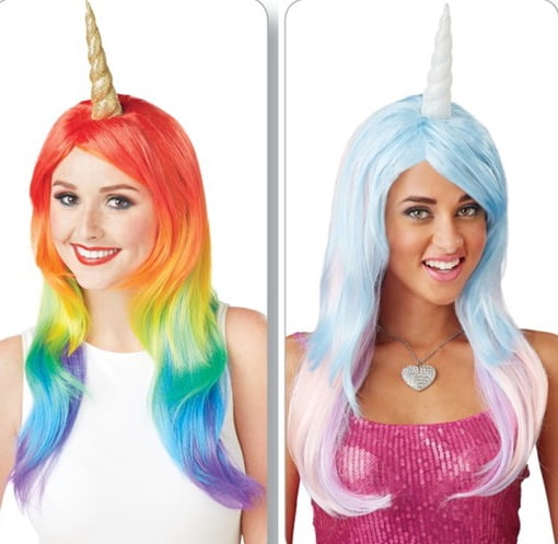 Halloween Rainbow Unicorn Wig Brickseek